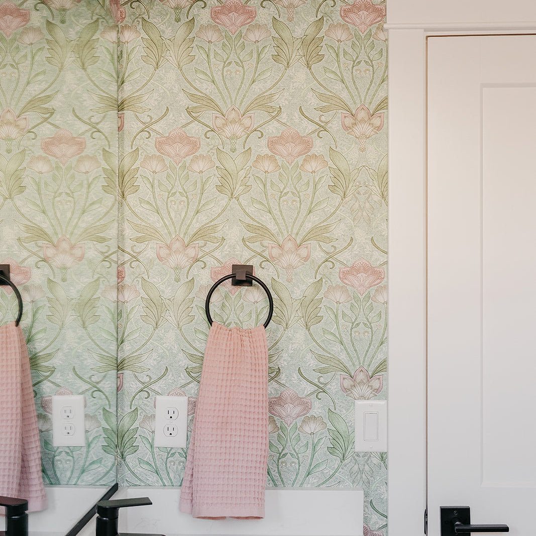 Morris designer wallpaper print by Aynsley Ovard x Bloomery Decor