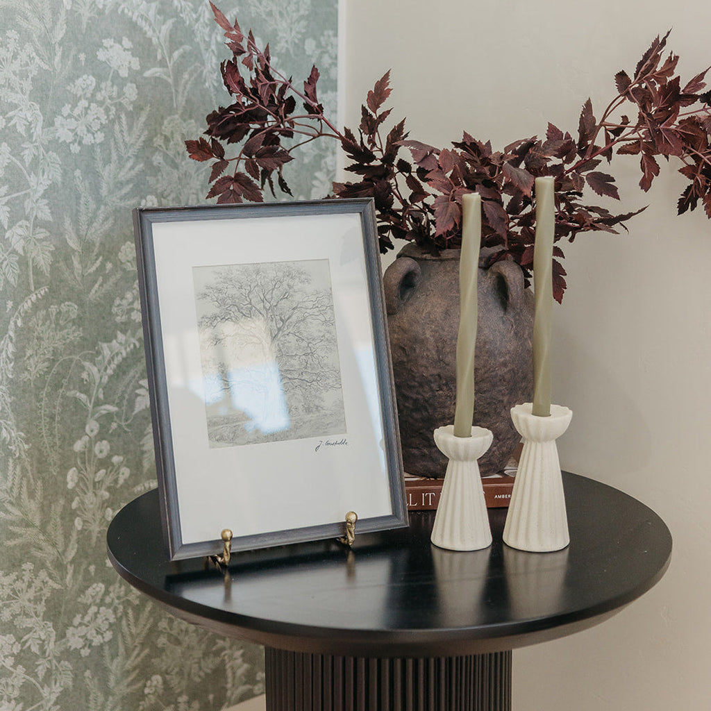 Winsome Floral Removable Wallpaper in Taupe, Sage-Green, White