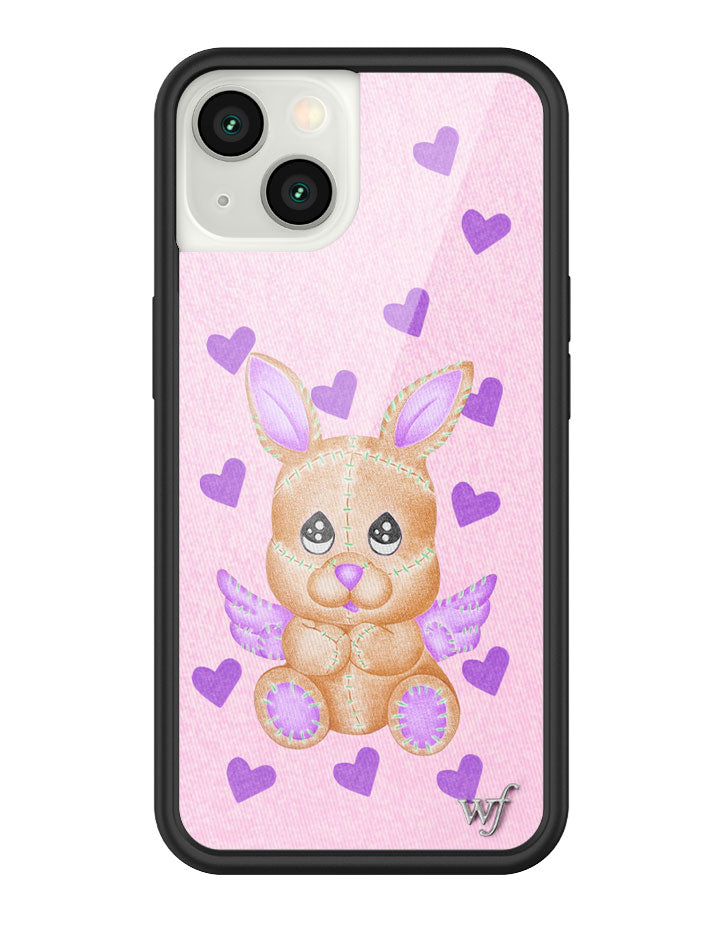 Love Stitched iPhone Case with Bunny and Heart Print - Image 21