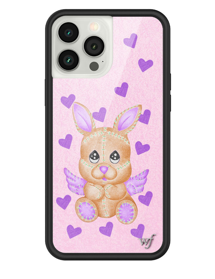 Love Stitched iPhone Case with Bunny and Heart Print - Image 17