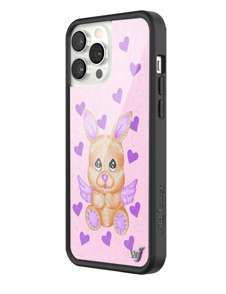 Love Stitched iPhone Case with Bunny and Heart Print - Image 18