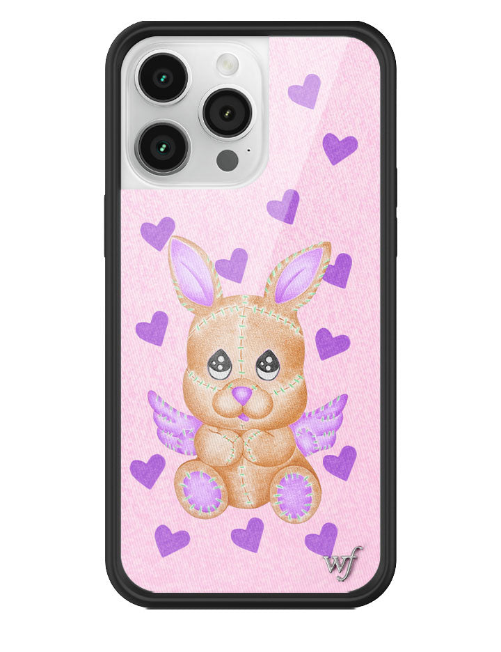 Love Stitched iPhone Case with Bunny and Heart Print - Image 9