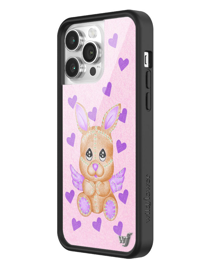 Love Stitched iPhone Case with Bunny and Heart Print - Image 10