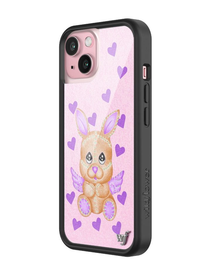 Love Stitched iPhone Case with Bunny and Heart Print - Image 8