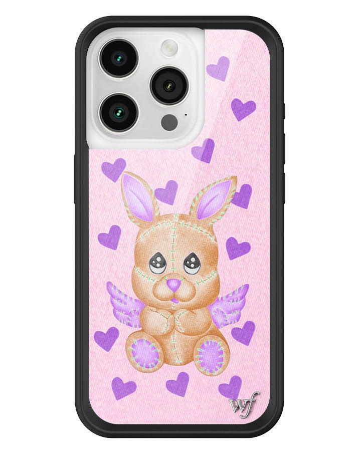 Love Stitched iPhone Case with Bunny and Heart Print - Image 5