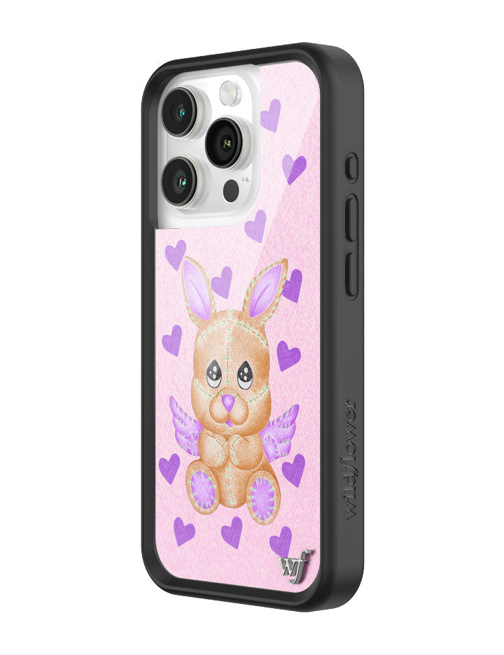 Love Stitched iPhone Case with Bunny and Heart Print - Image 6