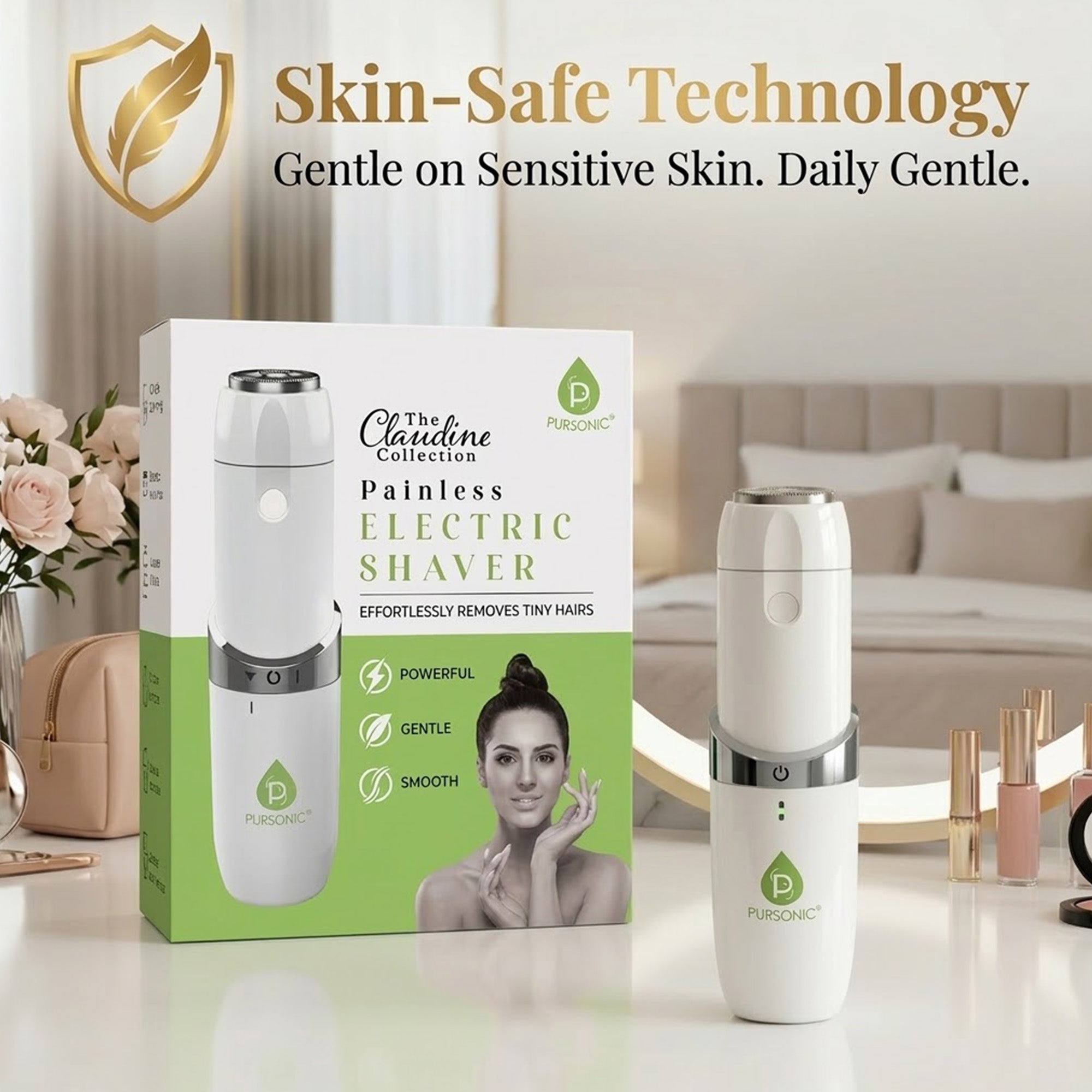 Pursonic Painless Electric Shaver – The Claudine Collection