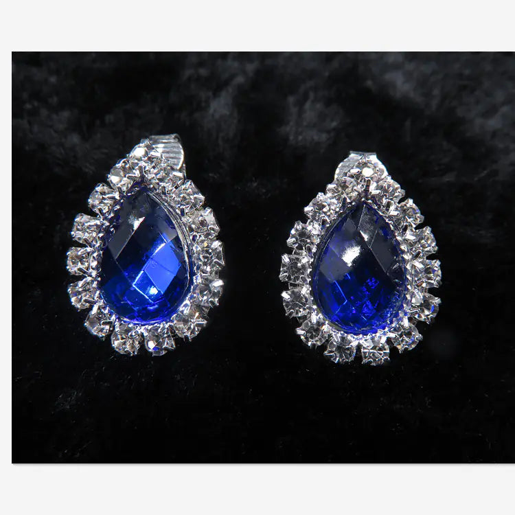 Colorful Bridal Jewelry Set with Necklace and Earrings