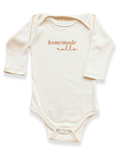 Homemade Rolls Organic Bodysuit Long Sleeve