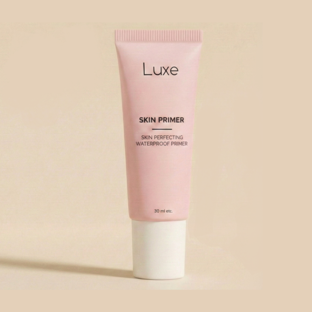Luxe Skin Perfecting Primer 30ml bottle for smooth, pore-blurred makeup application