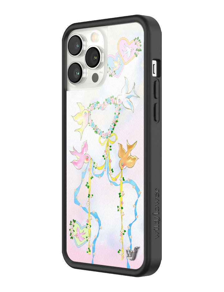 Dove Diaries Pastel Heart and Bird Print iPhone Case - Image 40
