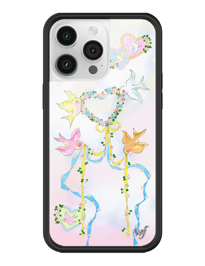 Dove Diaries Pastel Heart and Bird Print iPhone Case - Image 33