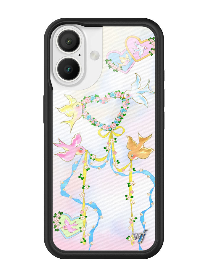 Dove Diaries Pastel Heart and Bird Print iPhone Case - Image 21