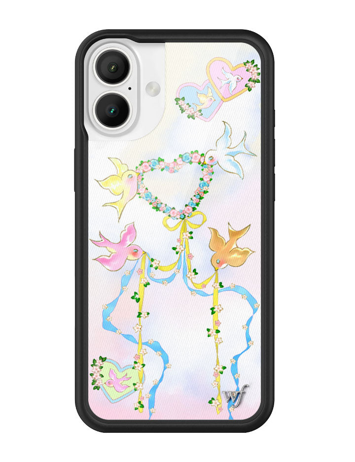 Dove Diaries Pastel Heart and Bird Print iPhone Case - Image 17