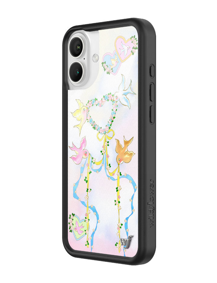 Dove Diaries Pastel Heart and Bird Print iPhone Case - Image 18