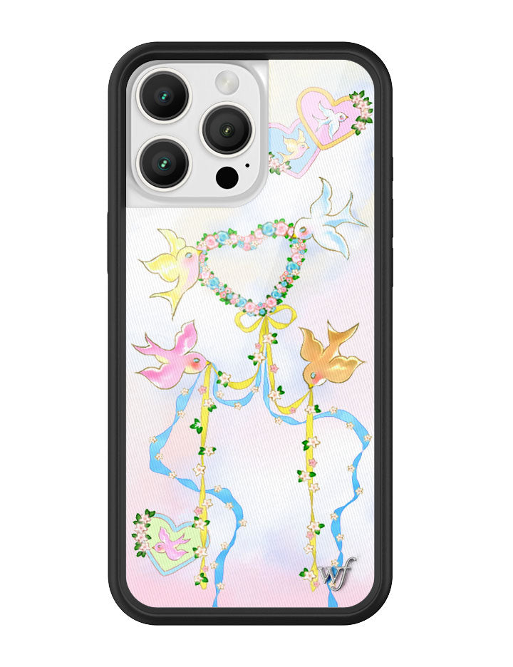 Dove Diaries Pastel Heart and Bird Print iPhone Case - Image 15