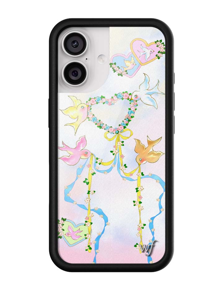 Dove Diaries Pastel Heart and Bird Print iPhone Case - Image 7