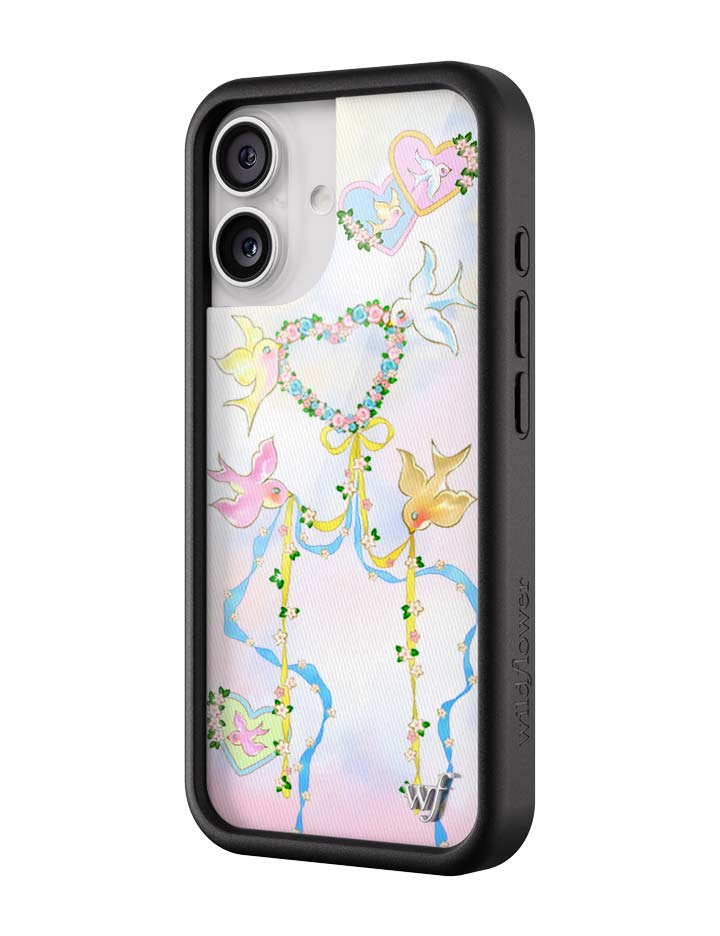 Dove Diaries Pastel Heart and Bird Print iPhone Case - Image 8