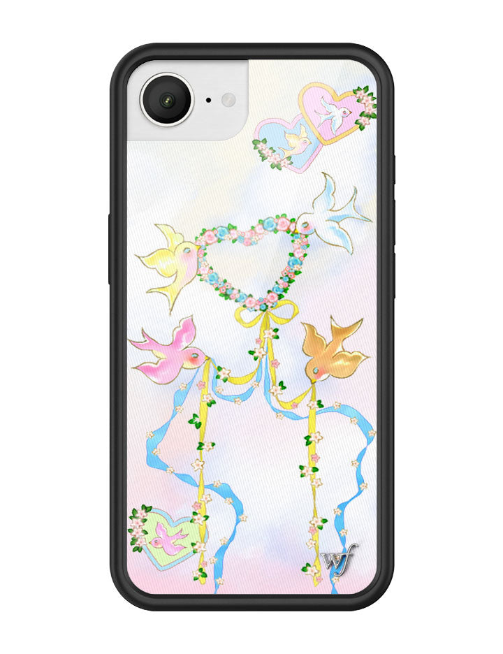 Dove Diaries Pastel Heart and Bird Print iPhone Case - Image 10