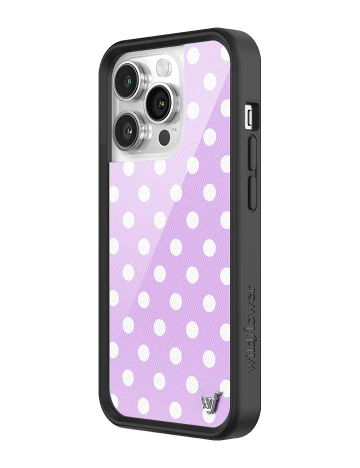 Polka Dot | Lavender and White iPhone Case