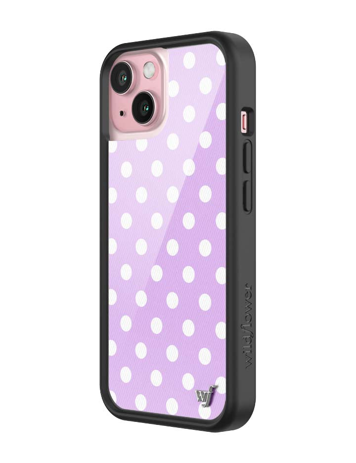 Polka Dot | Lavender and White iPhone Case