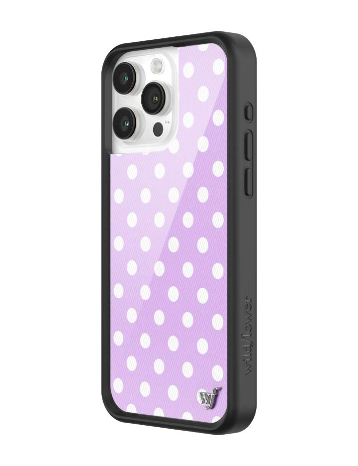 Polka Dot | Lavender and White iPhone Case
