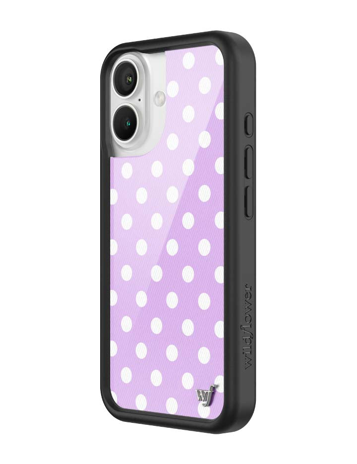 Polka Dot | Lavender and White iPhone Case