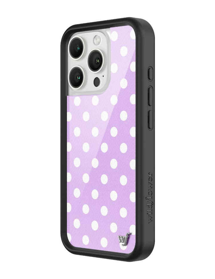 Polka Dot | Lavender and White iPhone Case
