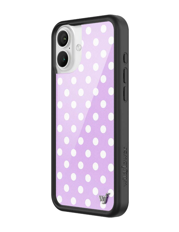 Polka Dot | Lavender and White iPhone Case