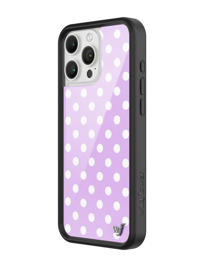 Polka Dot | Lavender and White iPhone Case