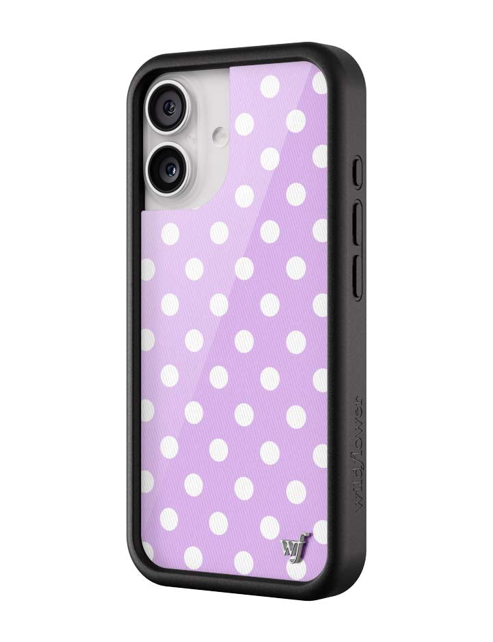 Polka Dot | Lavender and White iPhone Case