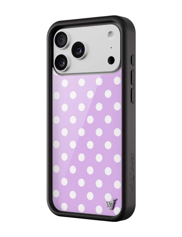 Polka Dot | Lavender and White iPhone Case