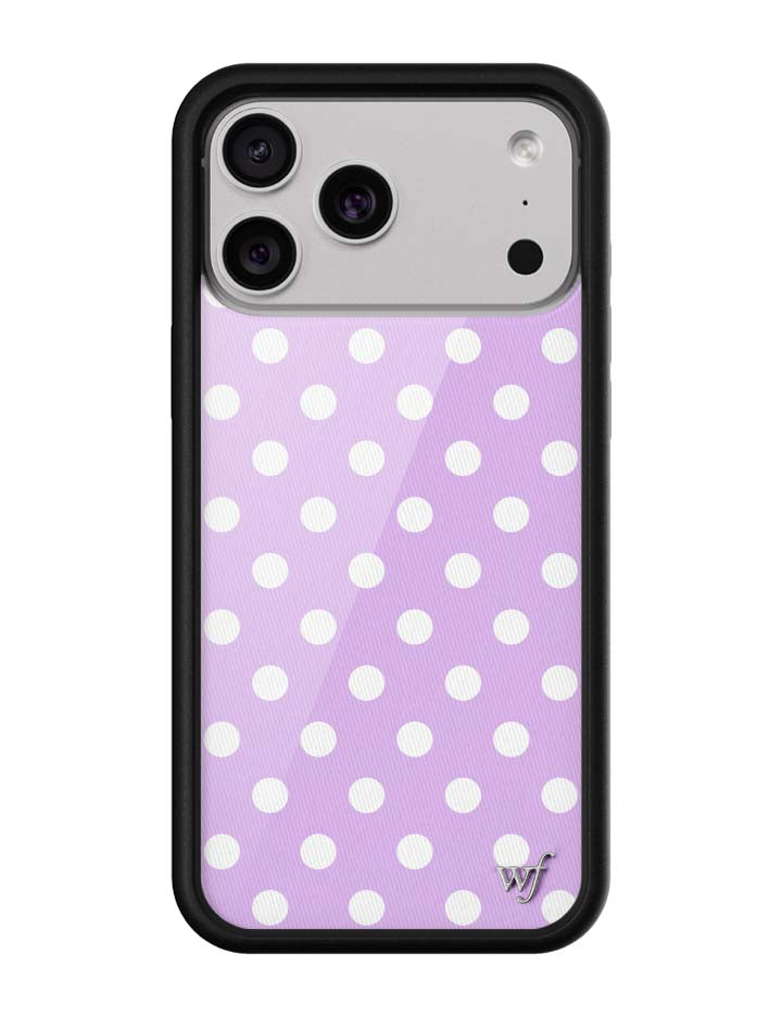Polka Dot | Lavender and White iPhone Case