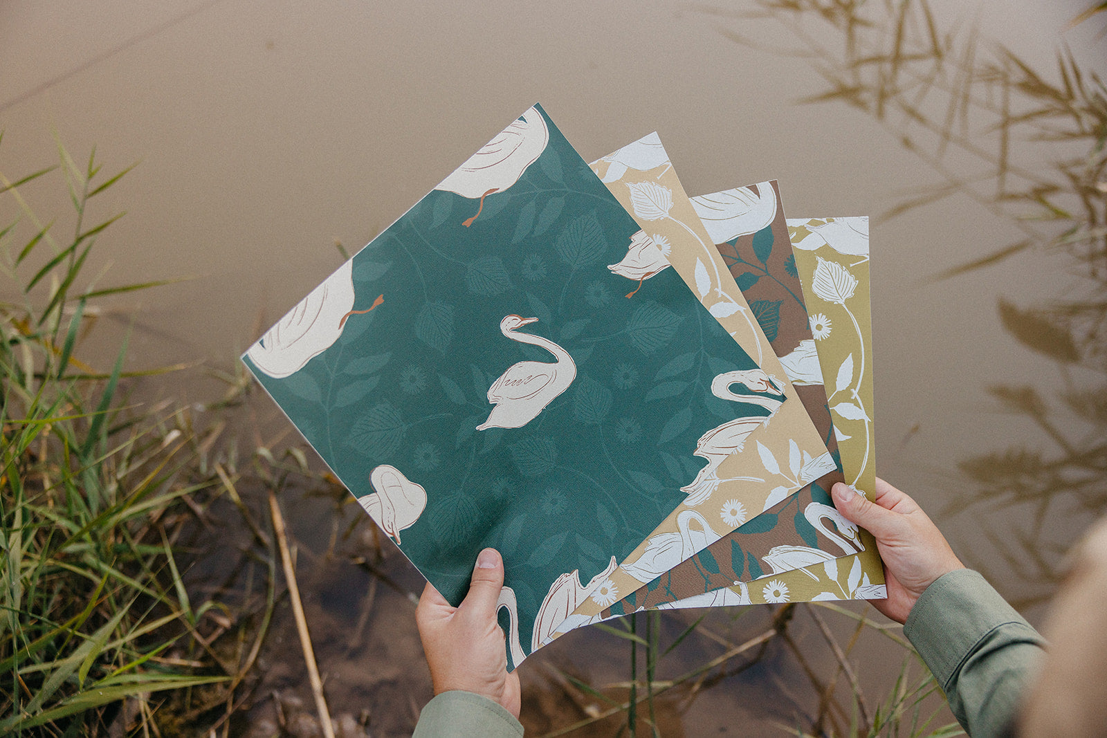 Sevan Botanical Animal Print Wallpaper in Green, White & Tan