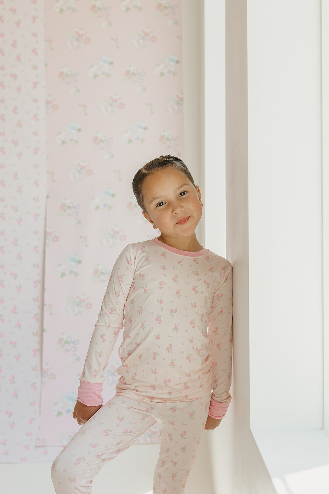 Haven Floral Peel and Stick Nursery Wallpaper for Kids Room