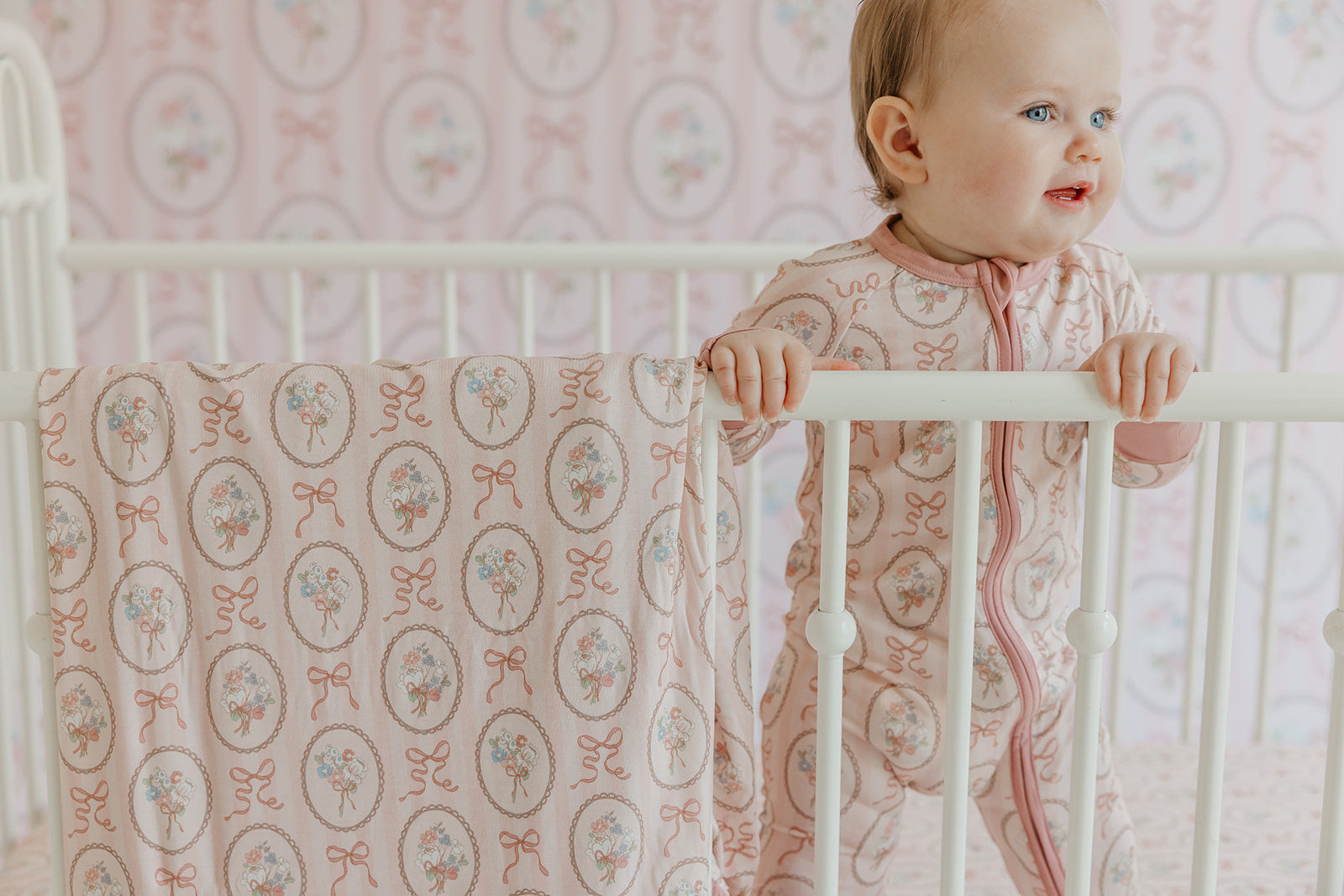 Blaire Peel and Stick Nursery Wallpaper for Kids Rooms