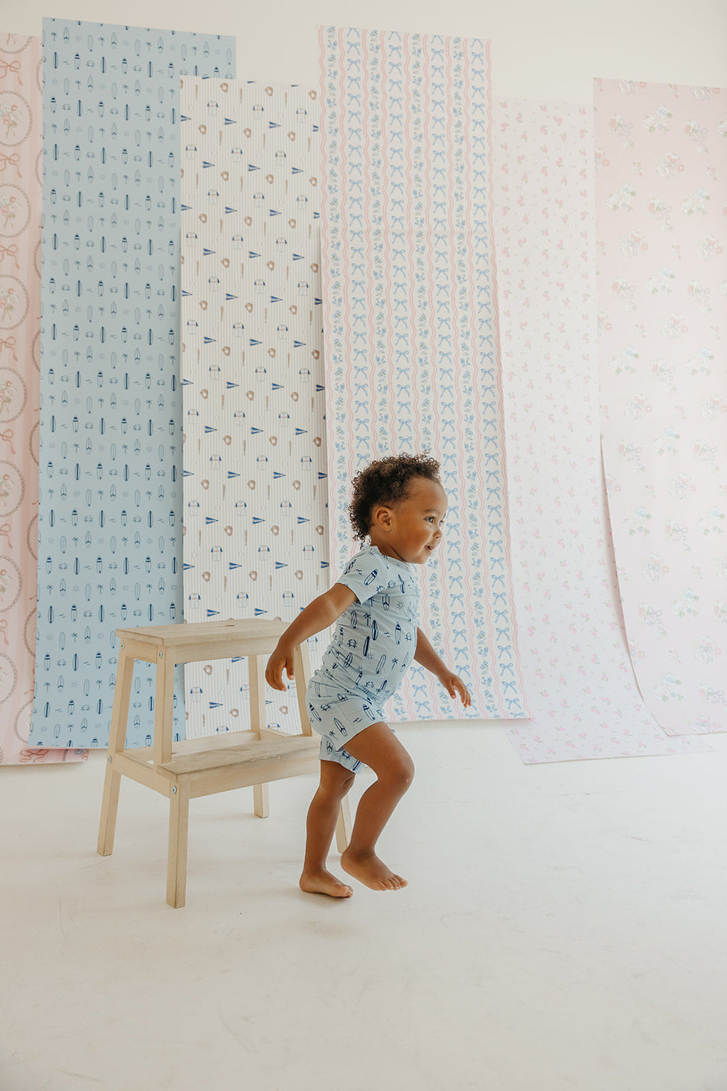 Surfs Up Coastal Removable Wallpaper