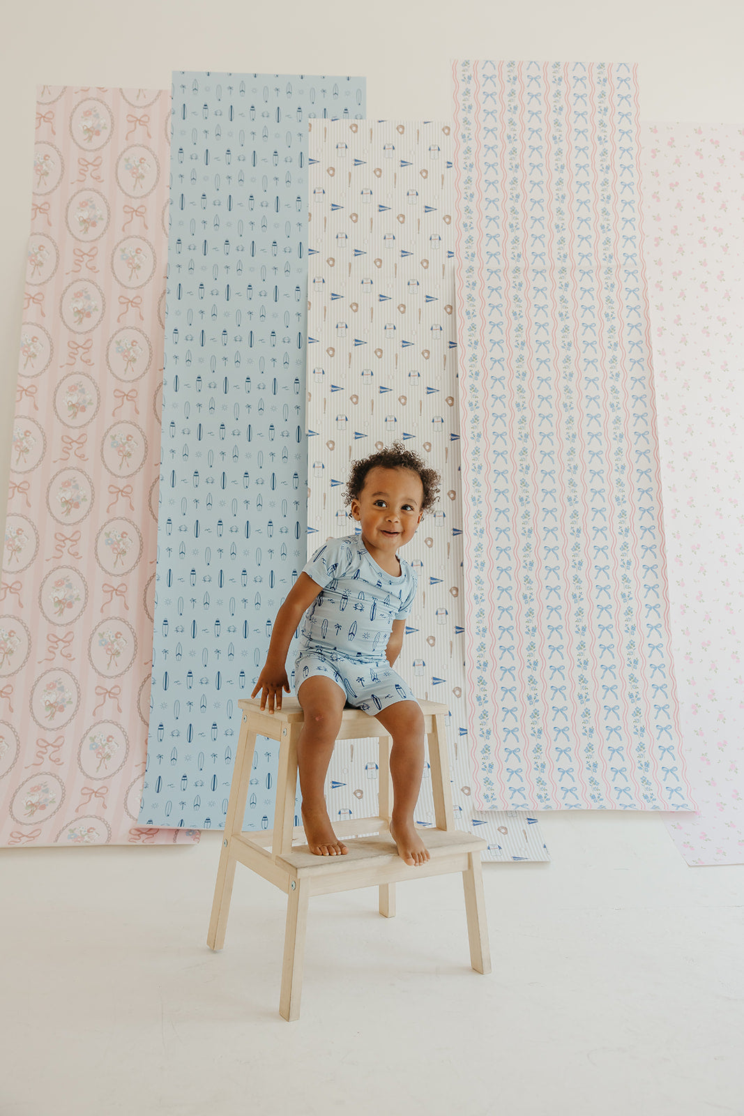 Surfs Up Coastal Removable Wallpaper