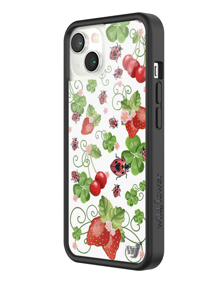 Bugs n' Berries iPhone Case with Strawberry and Cherry Print - Image 20