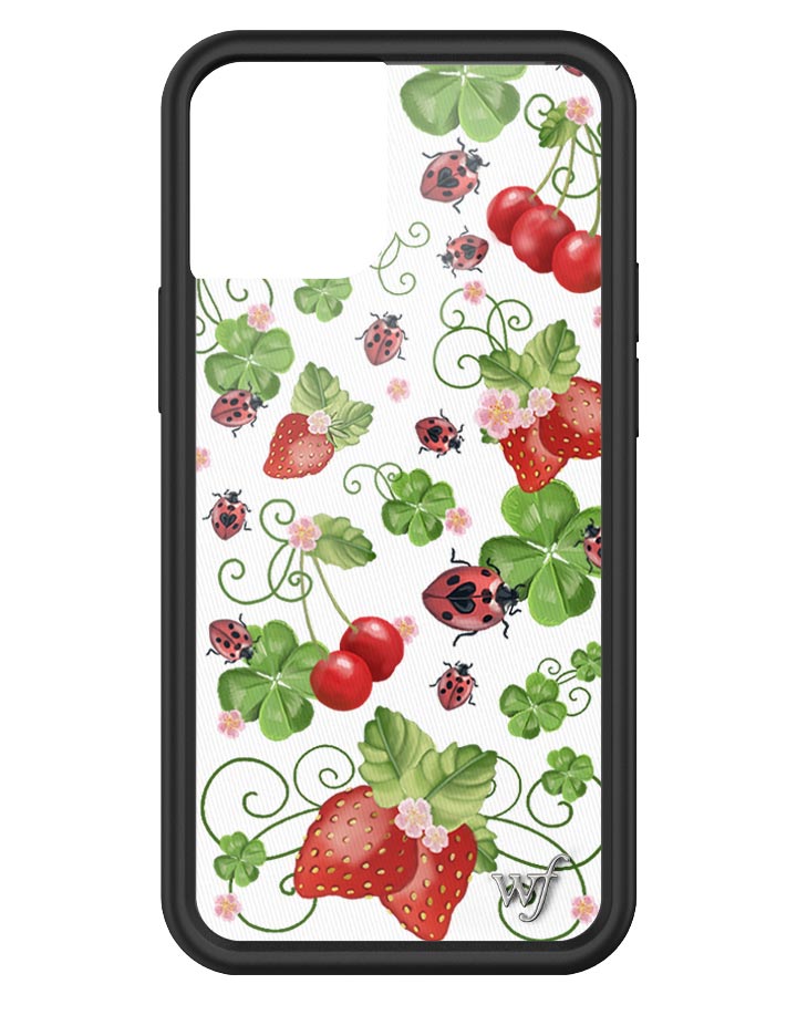 Bugs n' Berries iPhone Case with Strawberry and Cherry Print - Image 21