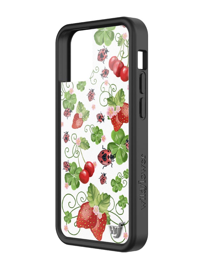 Bugs n' Berries iPhone Case with Strawberry and Cherry Print - Image 22
