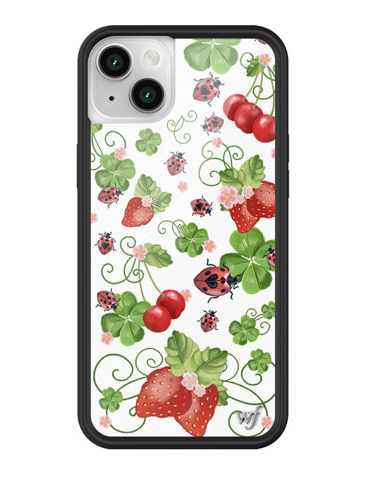 Bugs n' Berries iPhone Case with Strawberry and Cherry Print - Image 15
