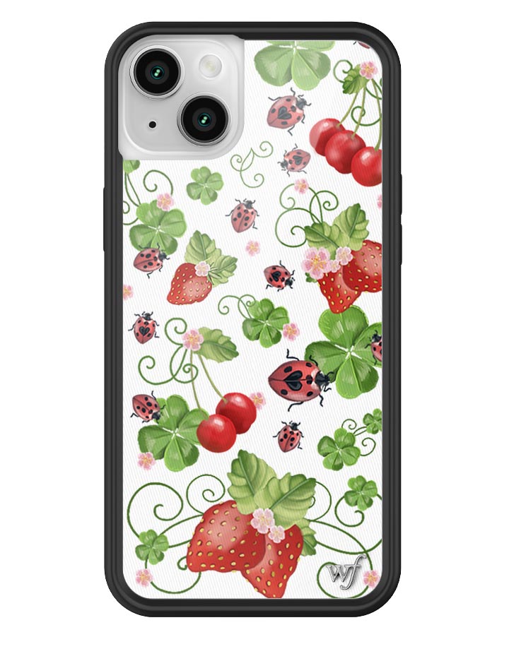 Bugs n' Berries iPhone Case with Strawberry and Cherry Print - Image 11