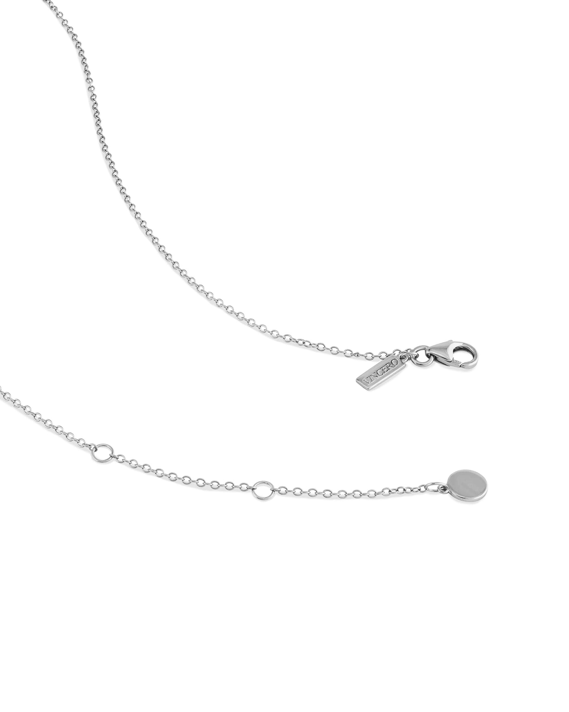 Horizon Pendant Necklace in Polished Sterling Silver