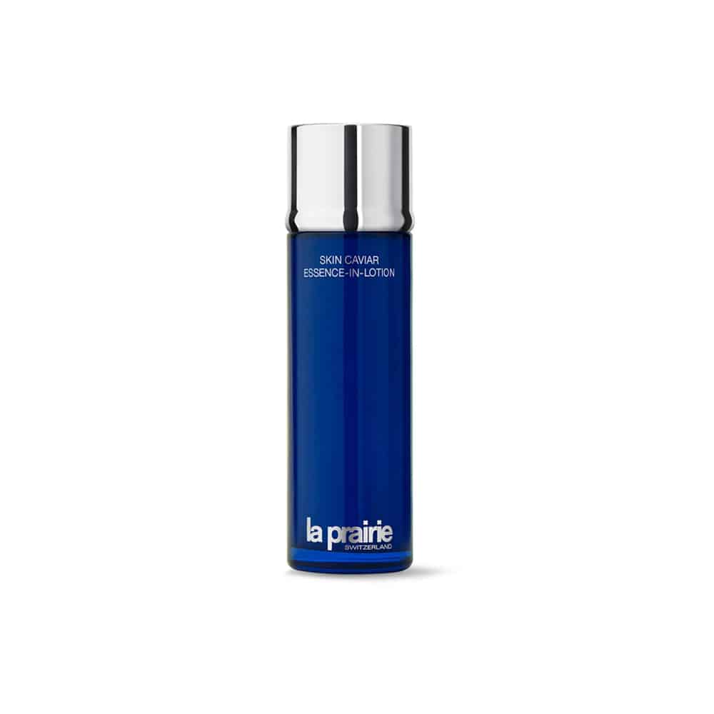 La Prairie Skin Caviar Essence-in-Lotion 150ML in blue and silver glass bottle
