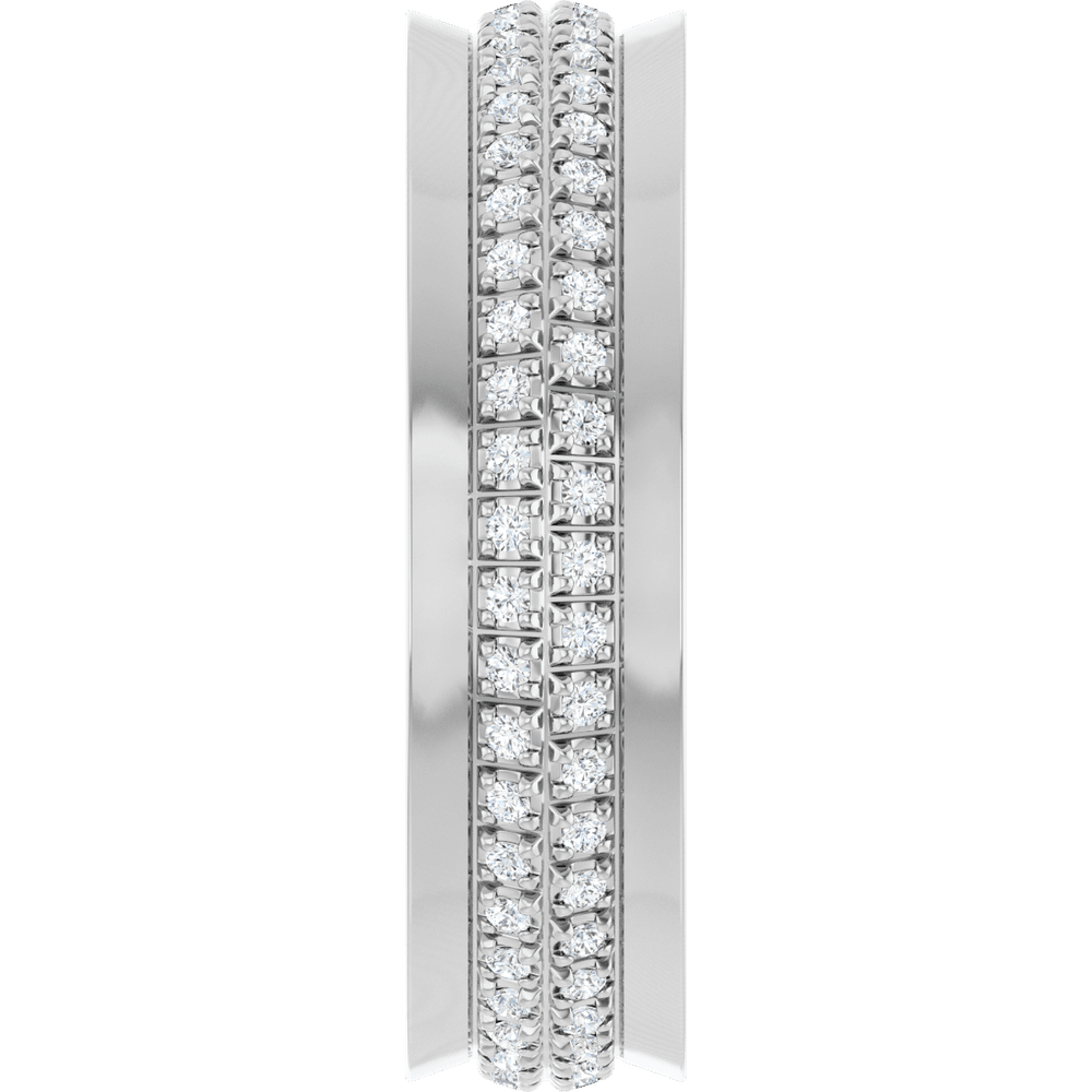 14K White Gold 1/3 CTW Lab-Grown Diamond Band Ring