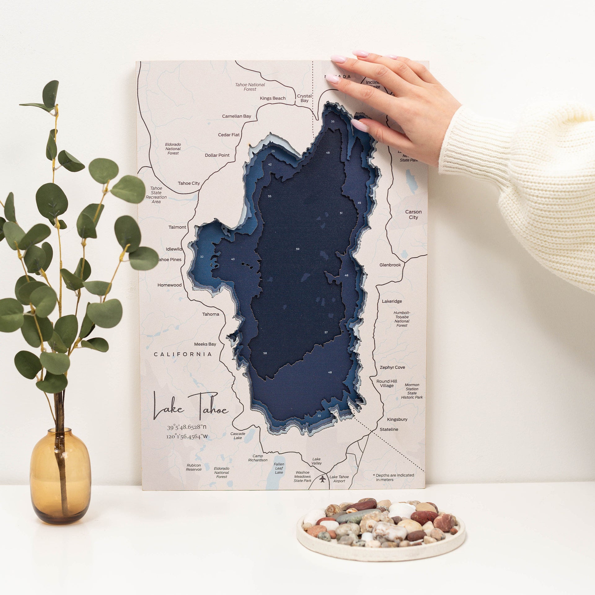 Lake Tahoe Wooden Wall Art