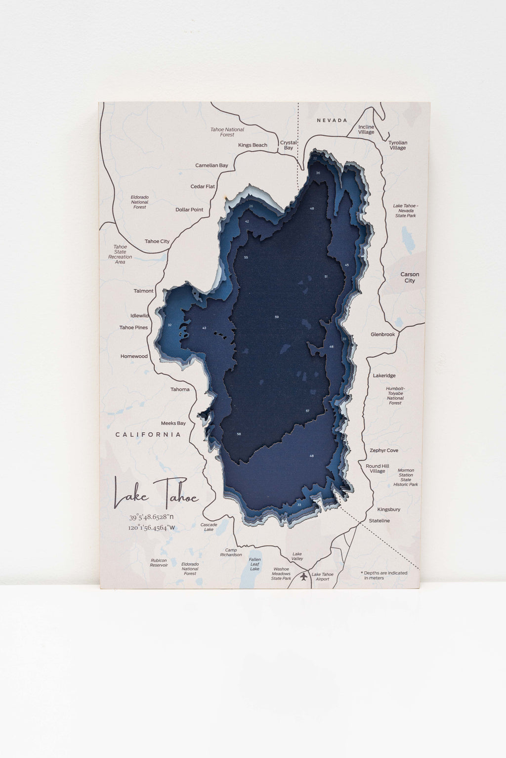 Lake Tahoe Wooden Wall Art