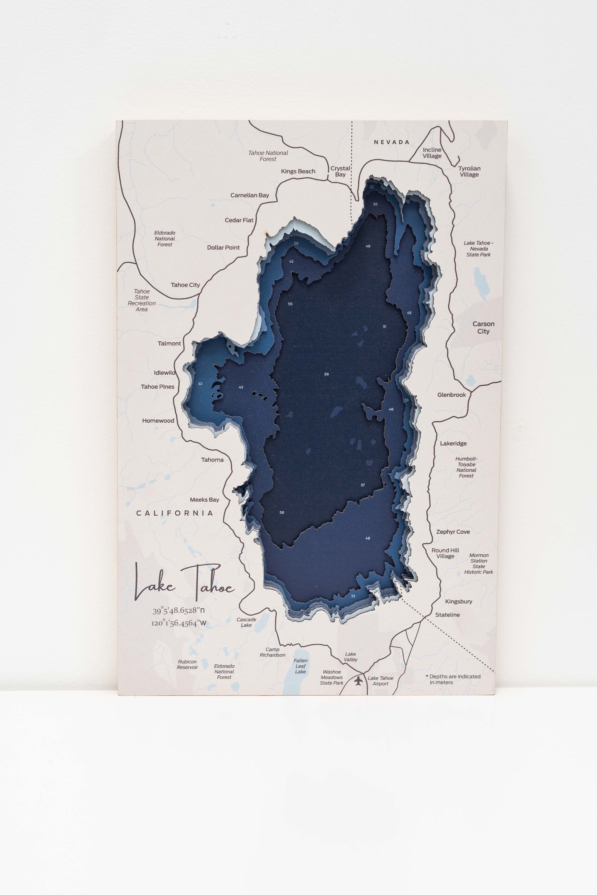 Lake Tahoe Wooden Wall Art