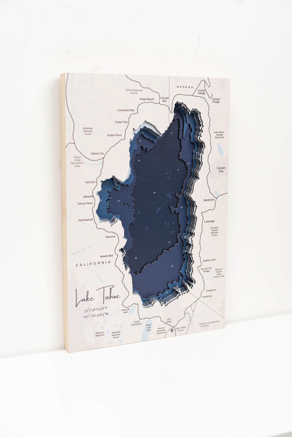 Lake Tahoe Wooden Wall Art